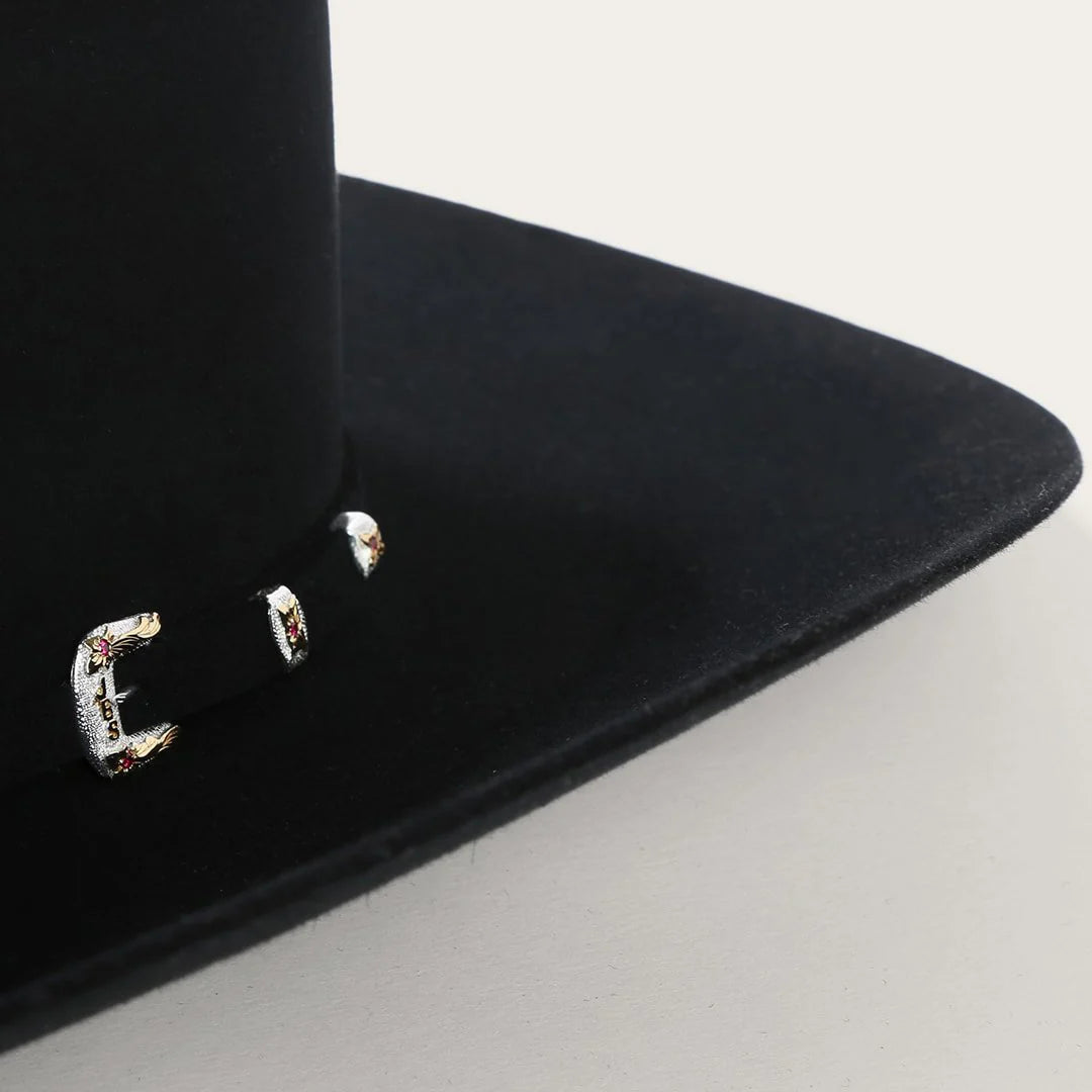 El Patron 48 Black Premier 30X Cowboy Hat