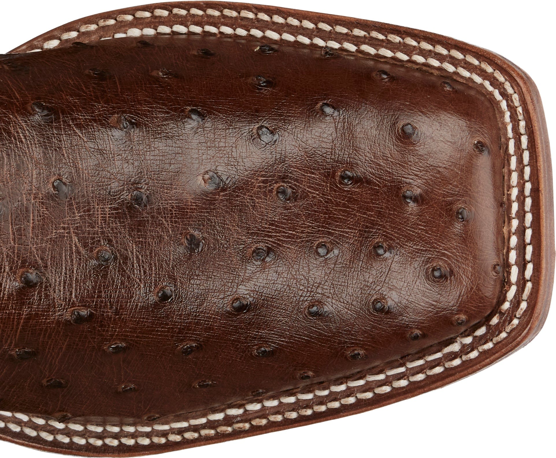 Tony Lama Men's Hayden Bourbon Brown Ostrich Exotic Western Boots