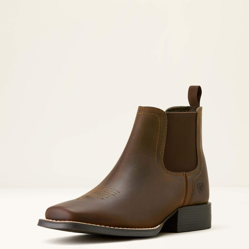 Booker Chelsea Wide Square Toe Western Boot (Copy) (Copy)