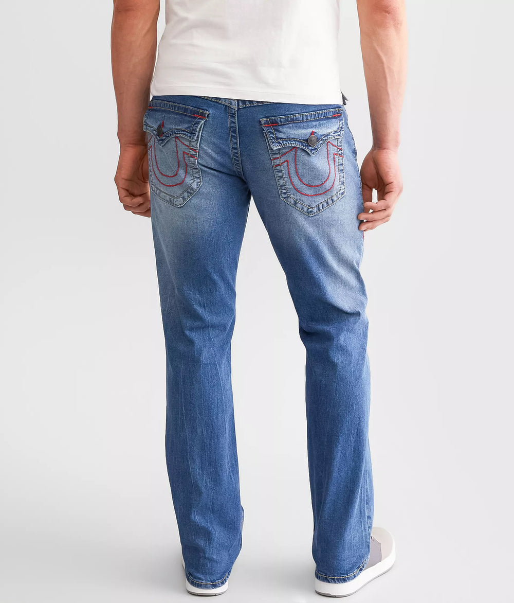 True Religion Ricky Relaxed Straight Stretch Jean