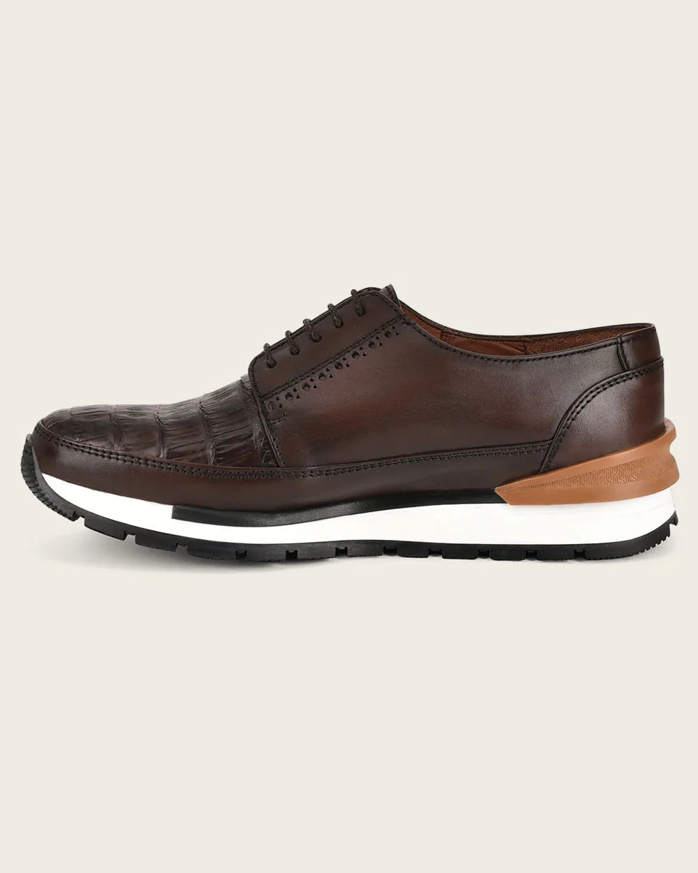 Cuadra Sneakers brown exotic leather