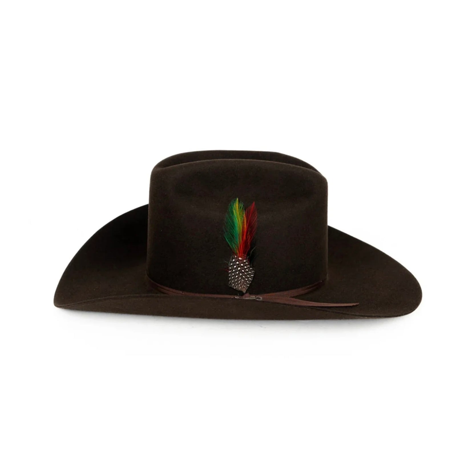 Sombrero Stetson Rancher 6X de copa alta, color chocolate