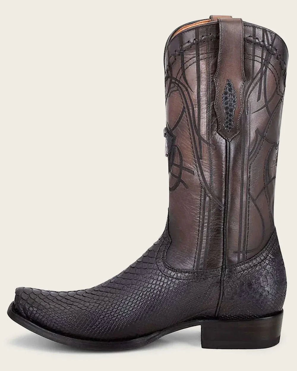 Cuadra Python Black Exotic Boot