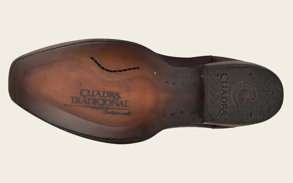 Cuadra Western engraved brown boot
