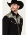 Men's Embroidered Gunfighter Long Sleeve Pearl Snap Western Shirt