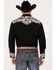 Men's Embroidered Gunfighter Long Sleeve Pearl Snap Western Shirt
