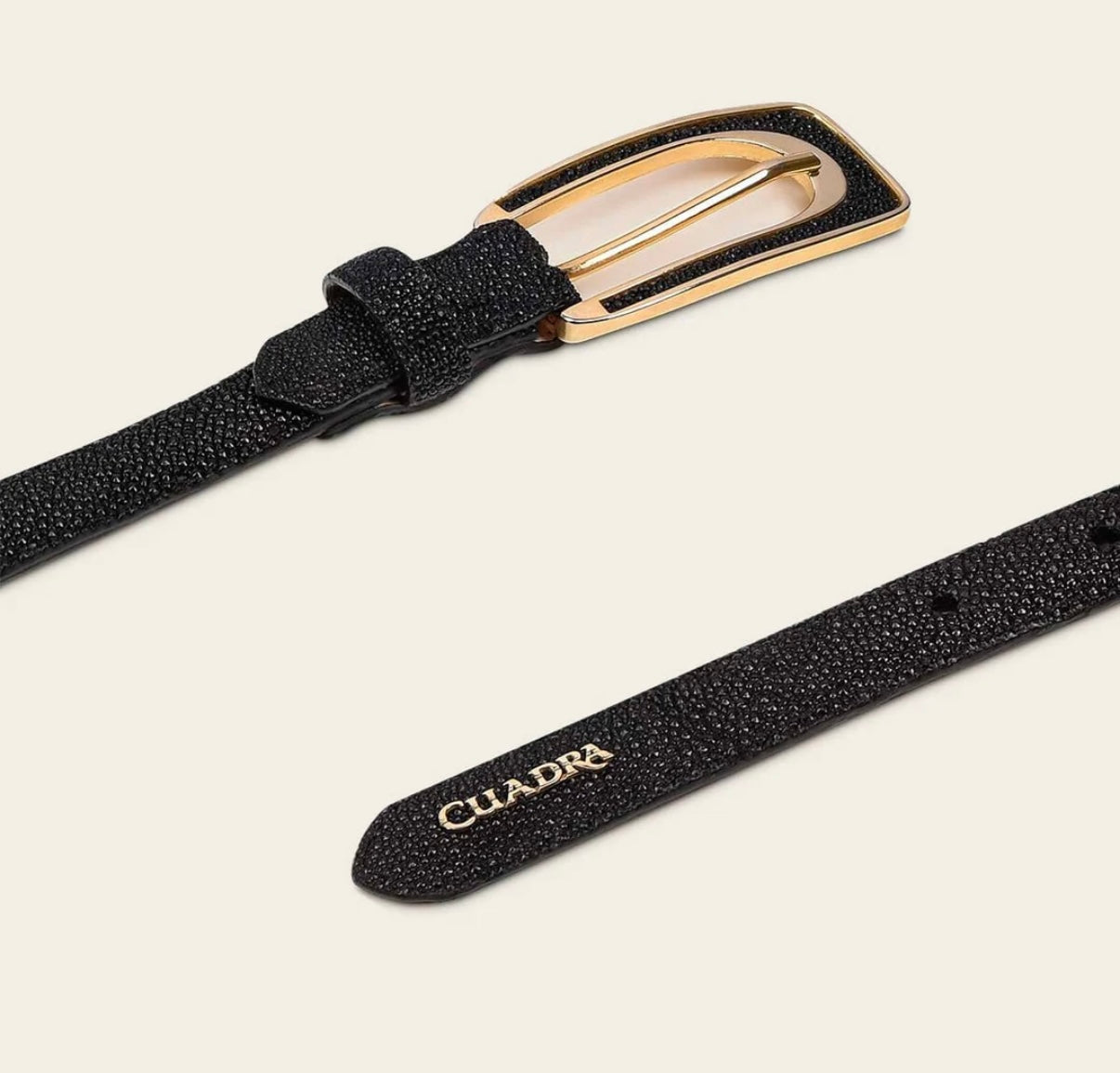 Cinto de Piel Mantarraya para Dama