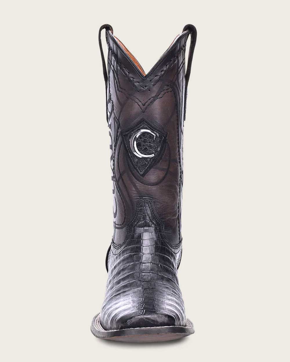 Bota Western Ultra Exótica Negra Cuadra