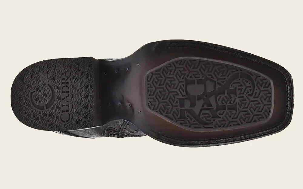 CUADRA Urban black ostrich boot