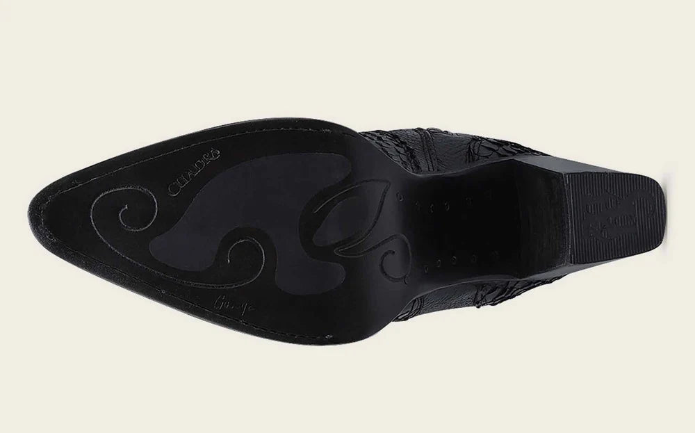 The Black Widow Exotic Western Style Boot