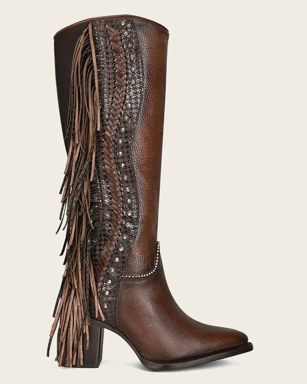 Cuadra Tall western style brown boot