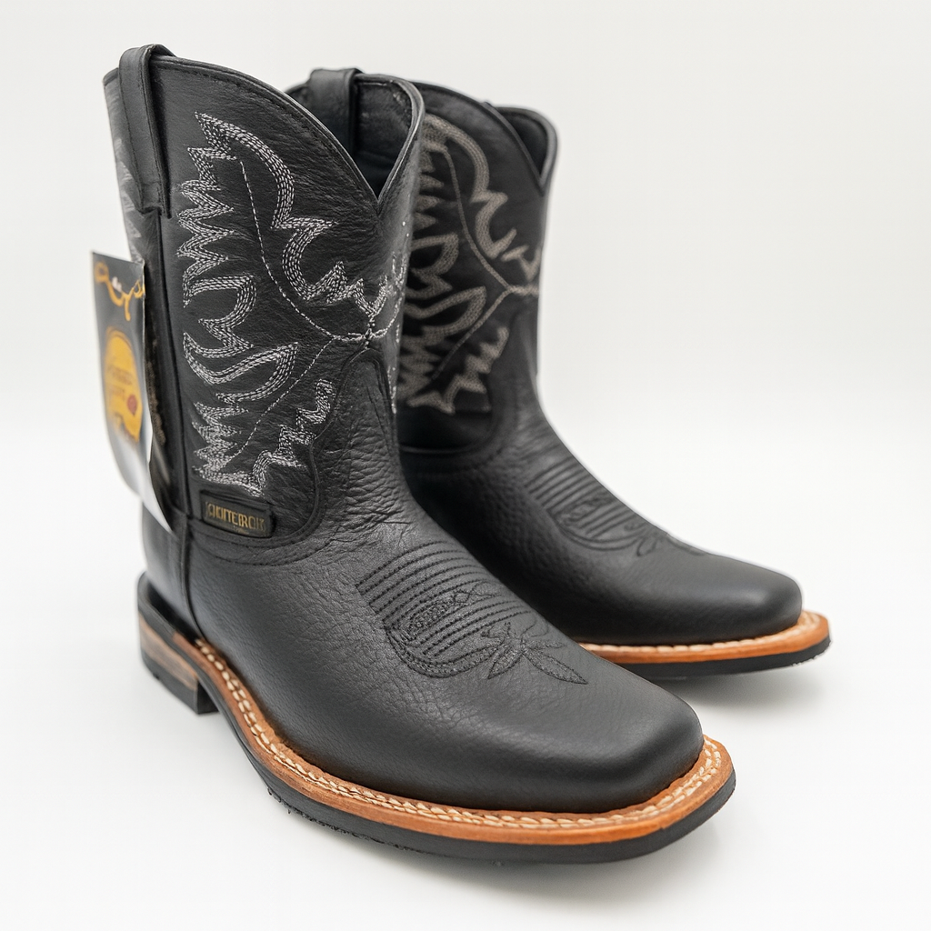 Cuatrero	Kids Leather Brown Rodeo Boots