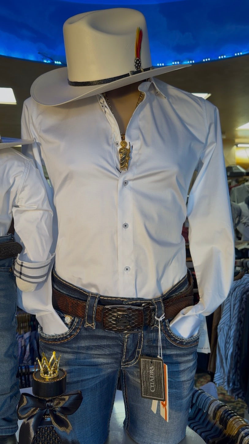 Men’s Modern Fit White Elegance