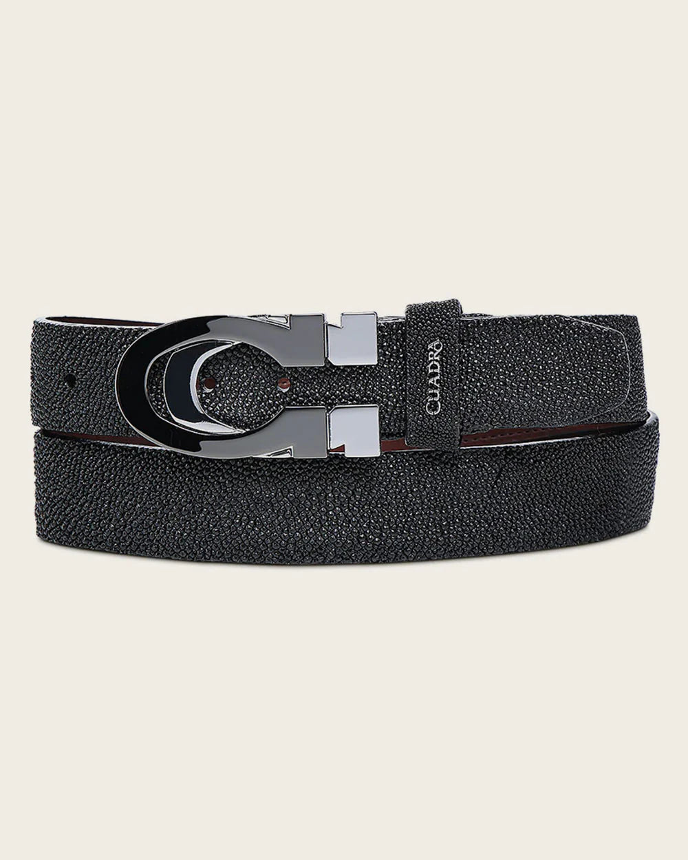 Cuadra Men’s Belt Crafted from Genuine Stingray