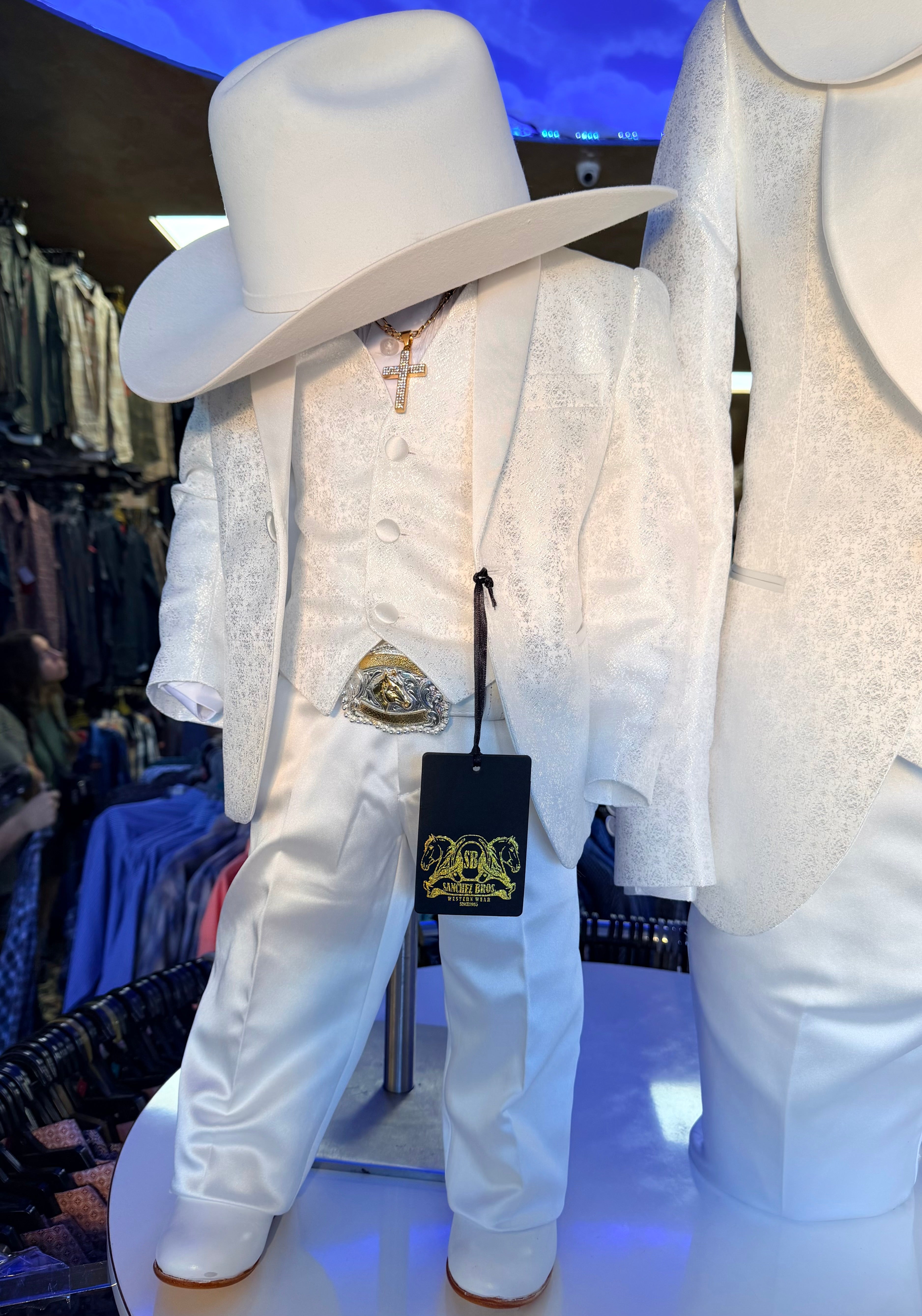 Kids Luxury Pure White Suit (SB Collection)