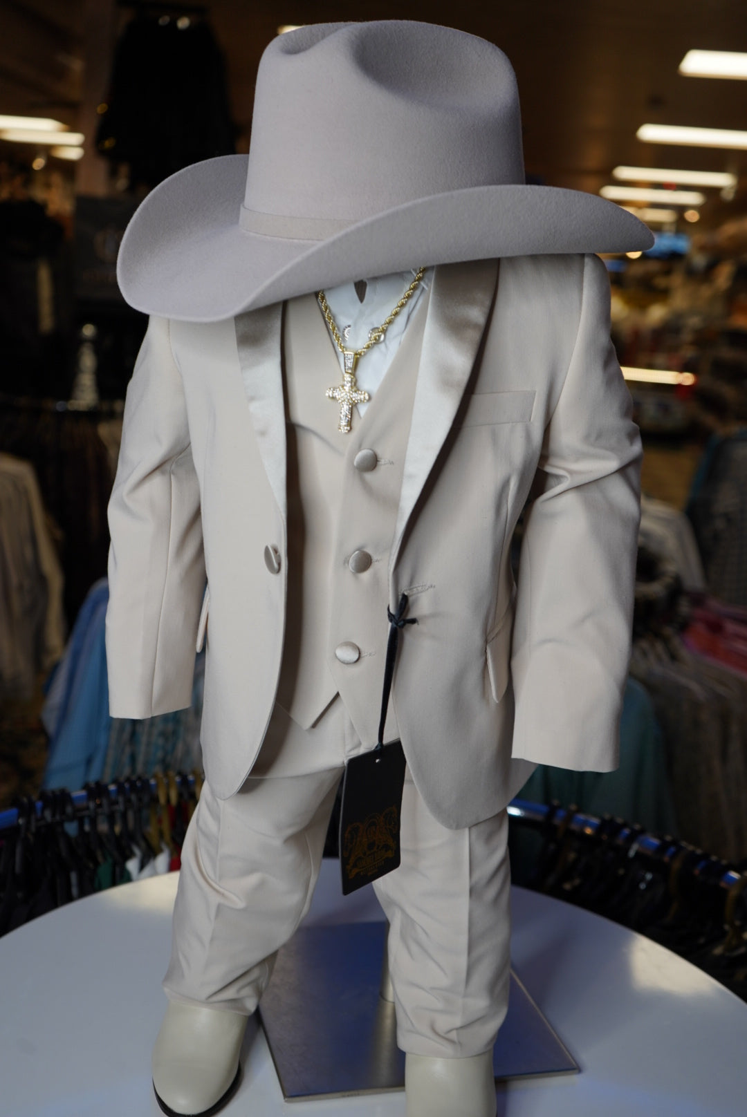 Kids Luxury Suit Champagne Beige (SB Collection)