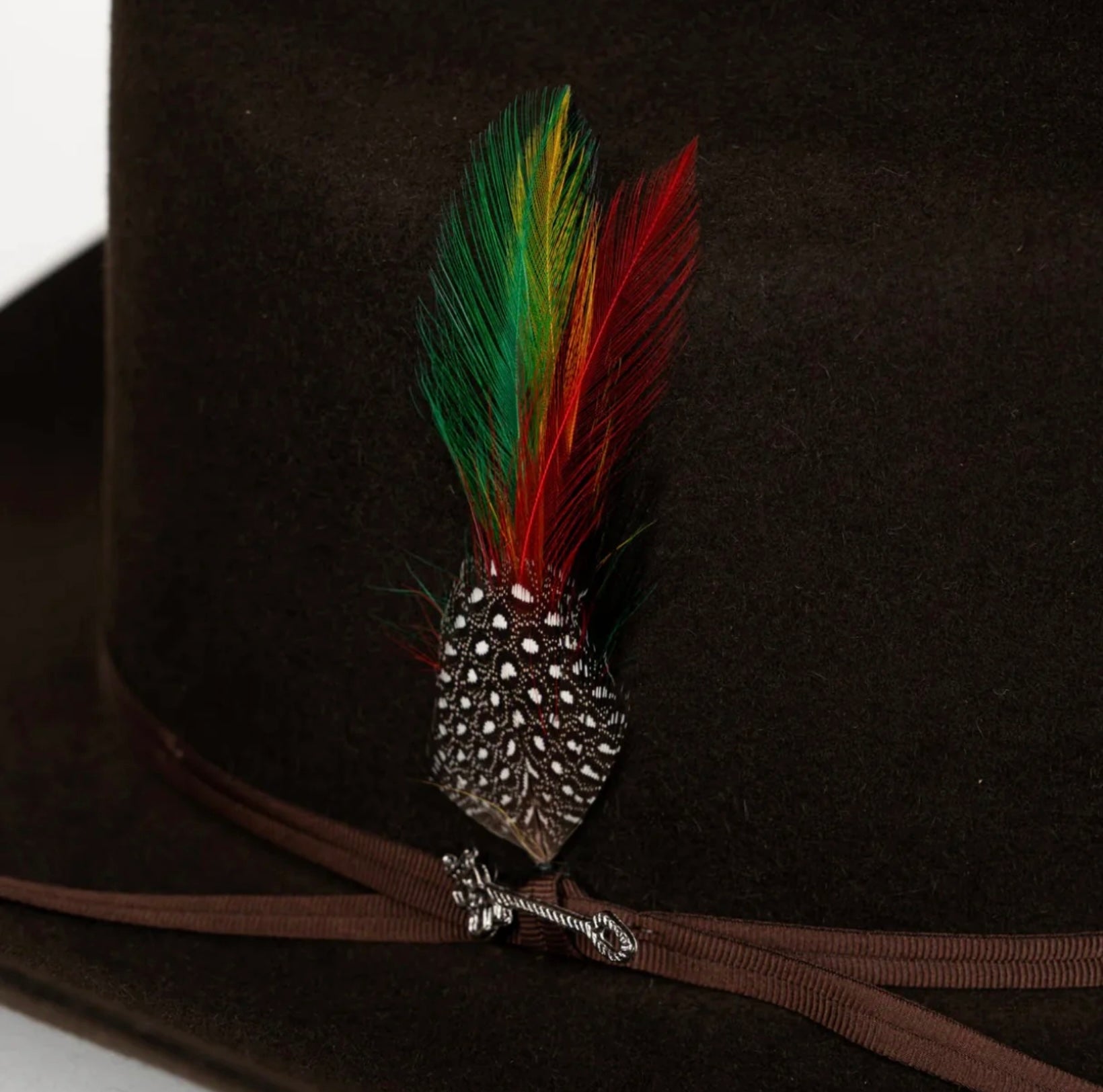 Sombrero Stetson Rancher 6X de copa alta, color chocolate
