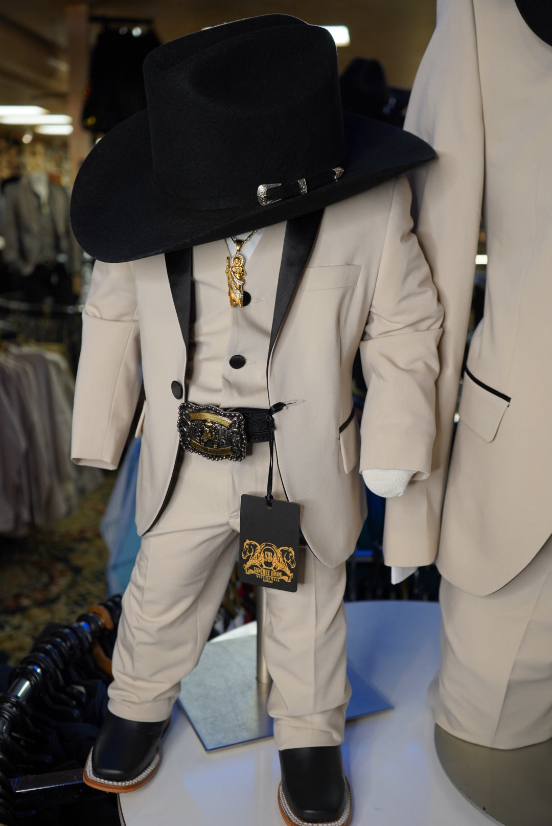 Kids Luxury Suit Tan / Champagne Beige (SB Collection)