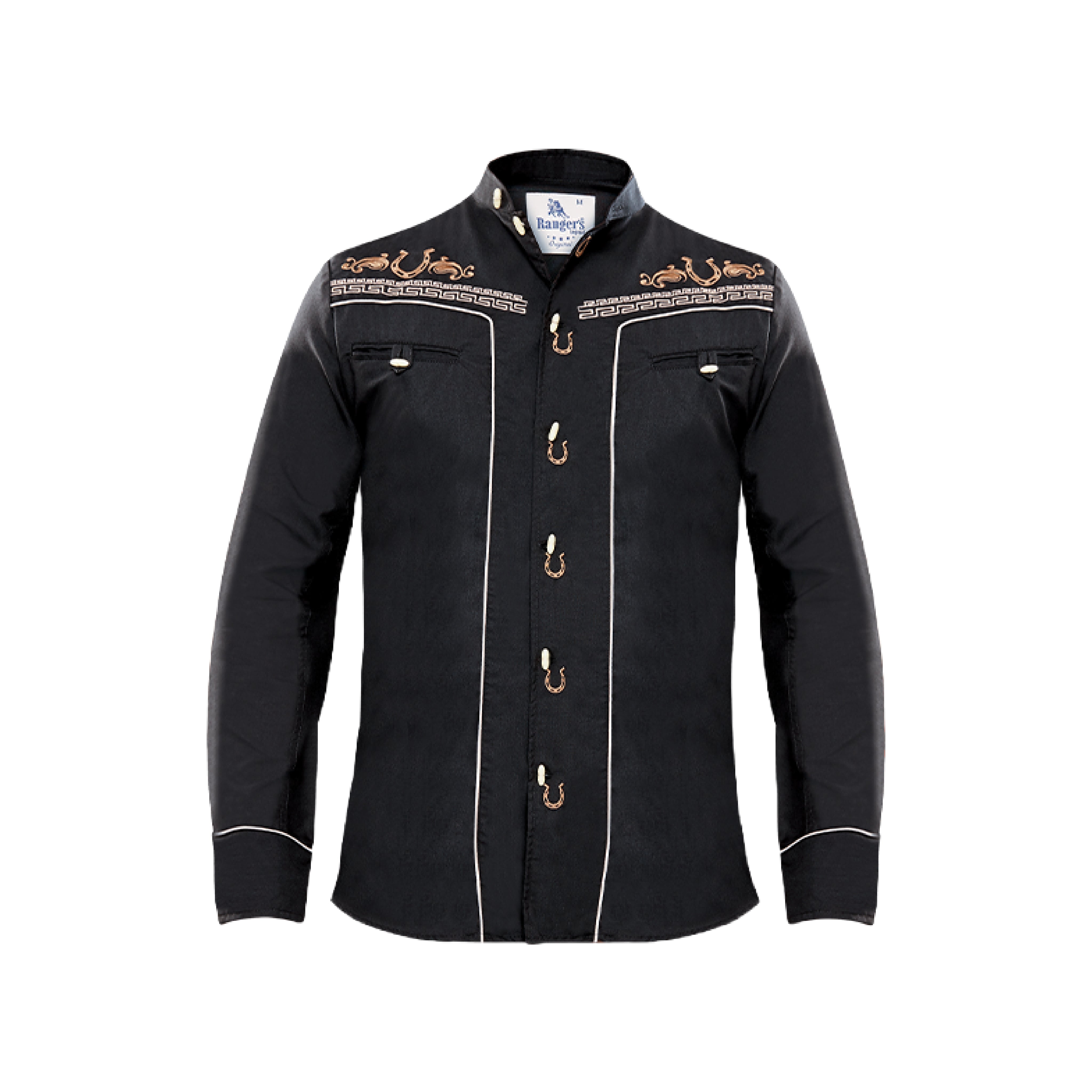 Charro Shirt (Horseshoe Embroidered)