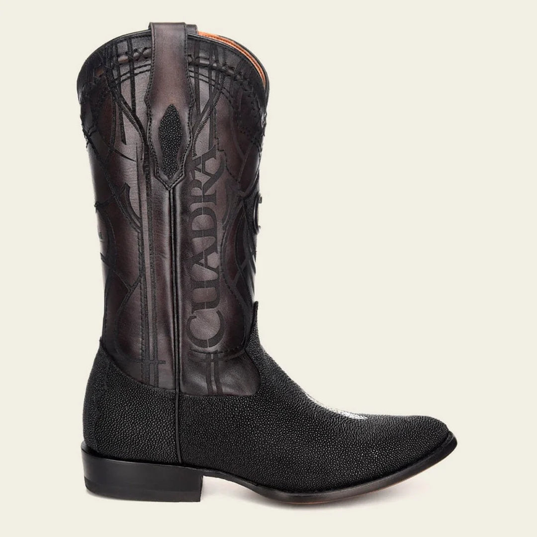 Stingray Leather Boot – Genuine Exotic Skin | Men’s Luxury Western Boot