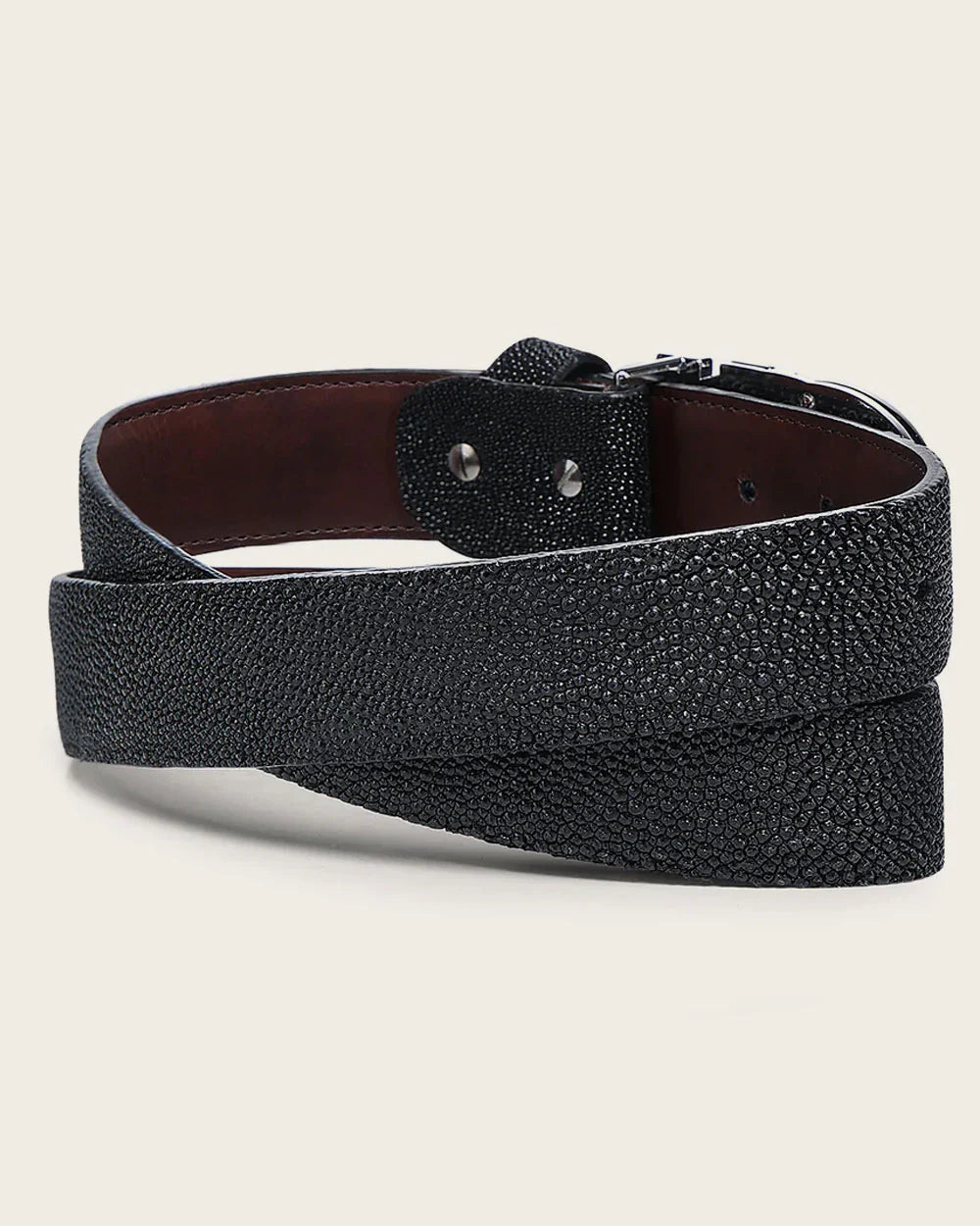 Cuadra Men’s Belt Crafted from Genuine Stingray