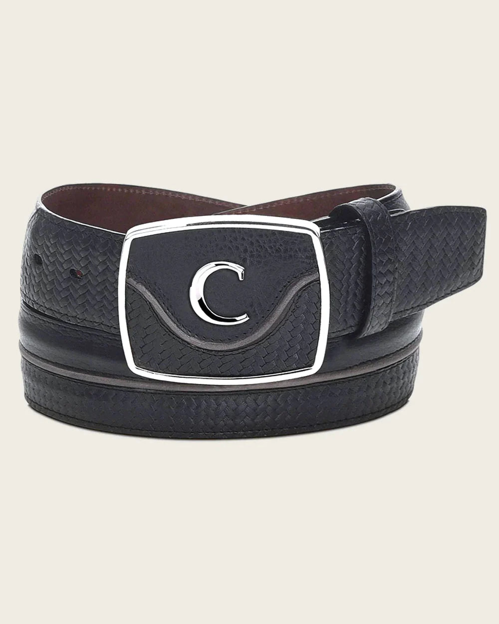 Cuadra Black Western Belt