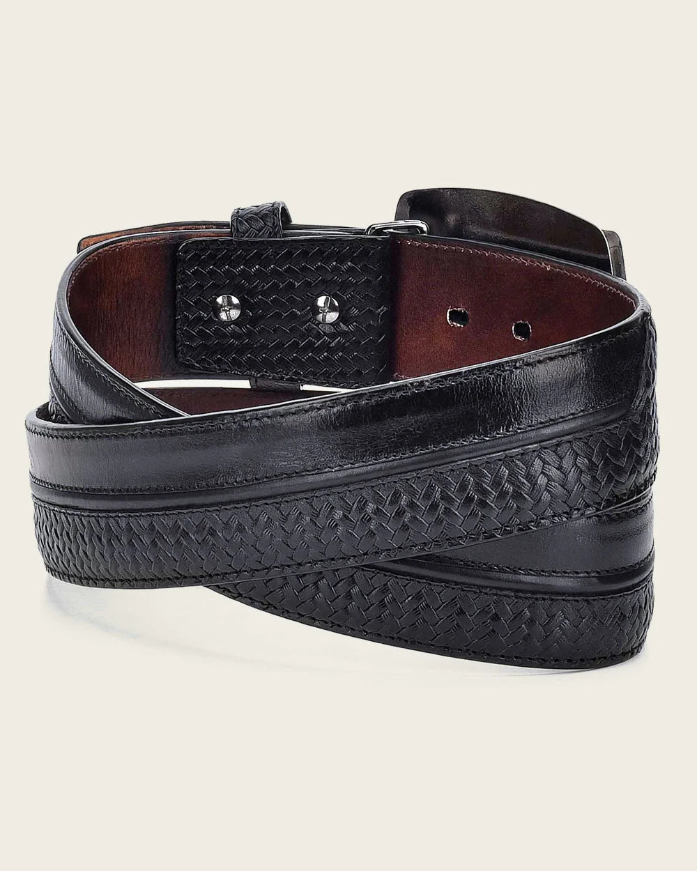 Cuadra Black Western Belt