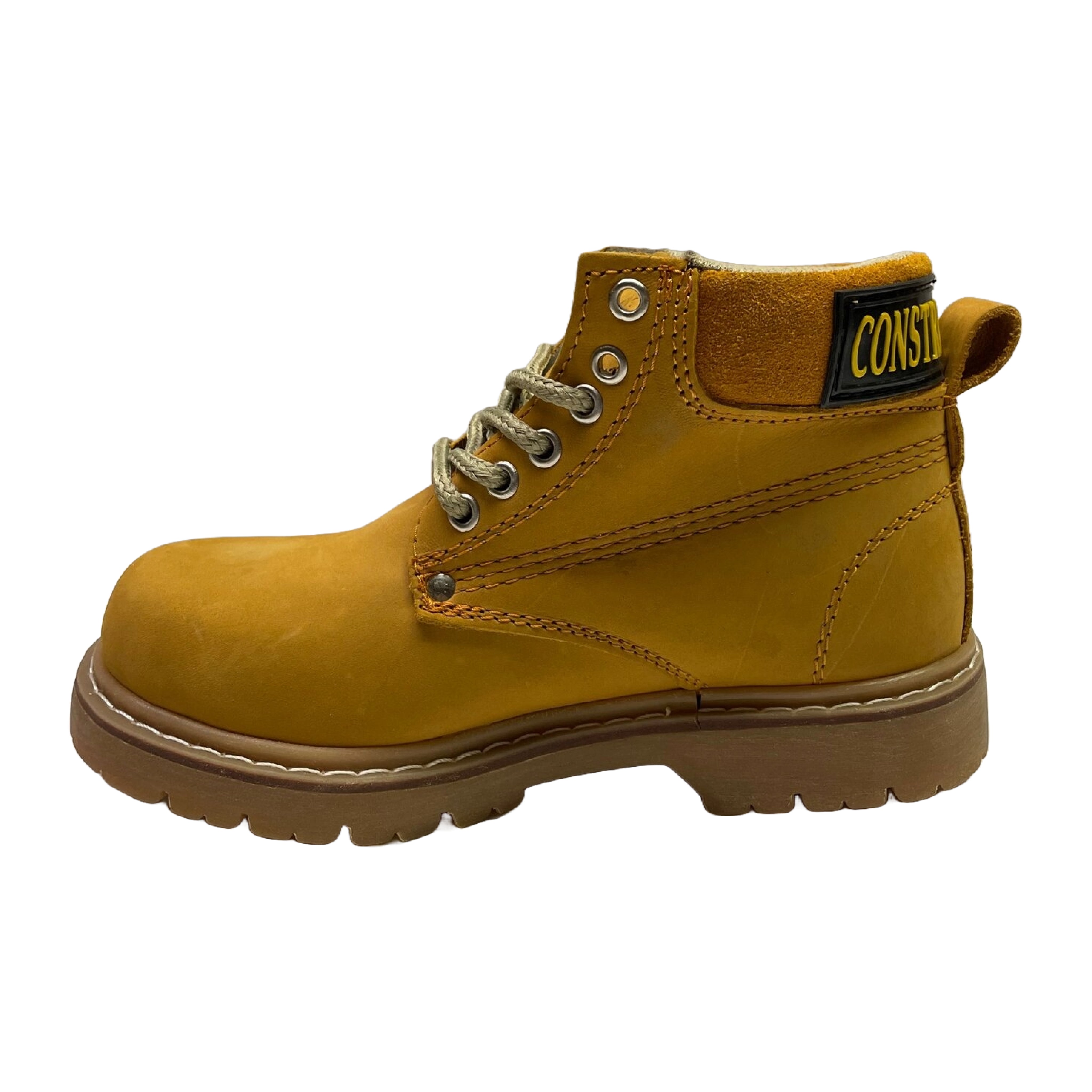 Construction-Pro Round Steel Toe Lace-Up