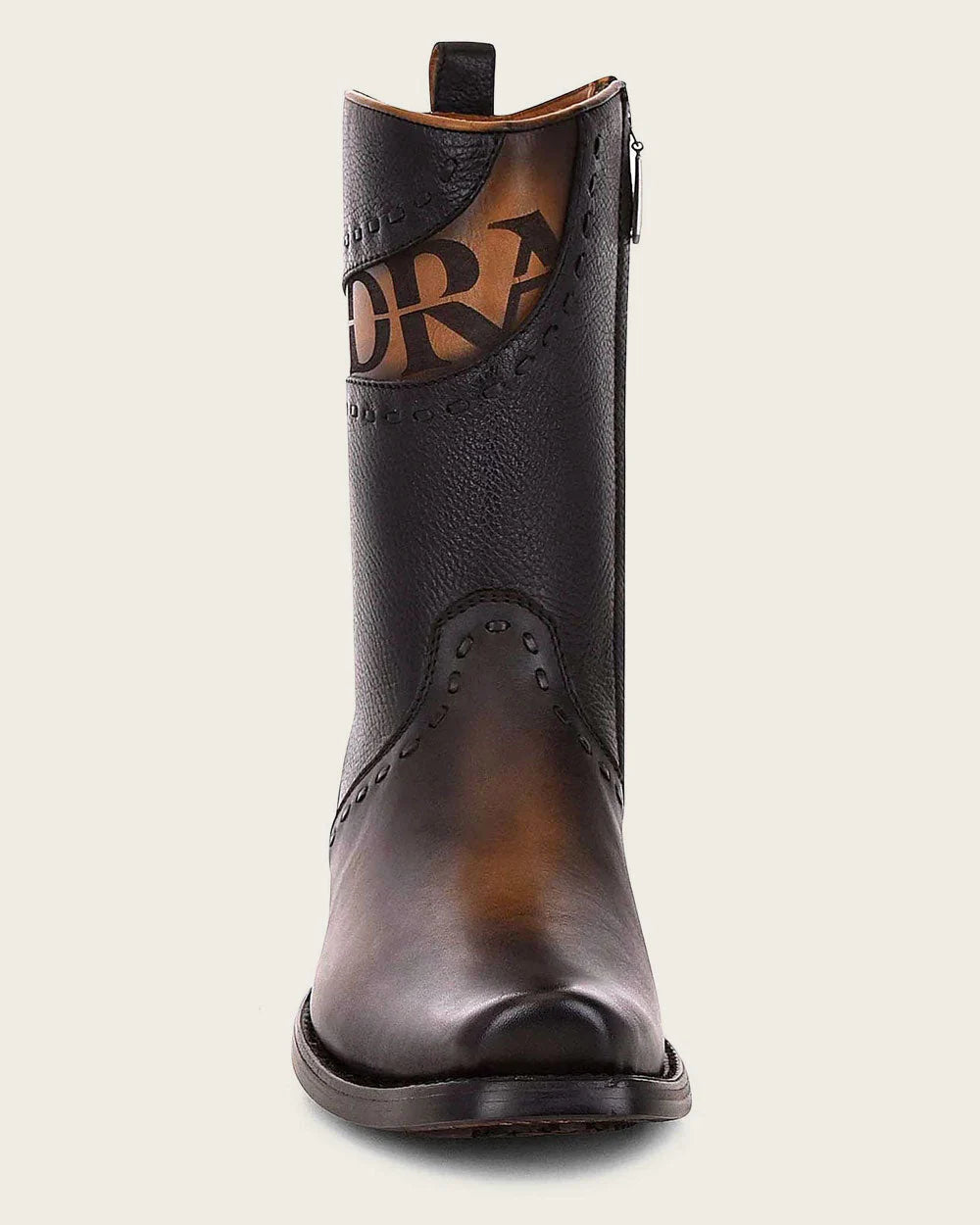 Bota marrón grabada Cuadra Urban