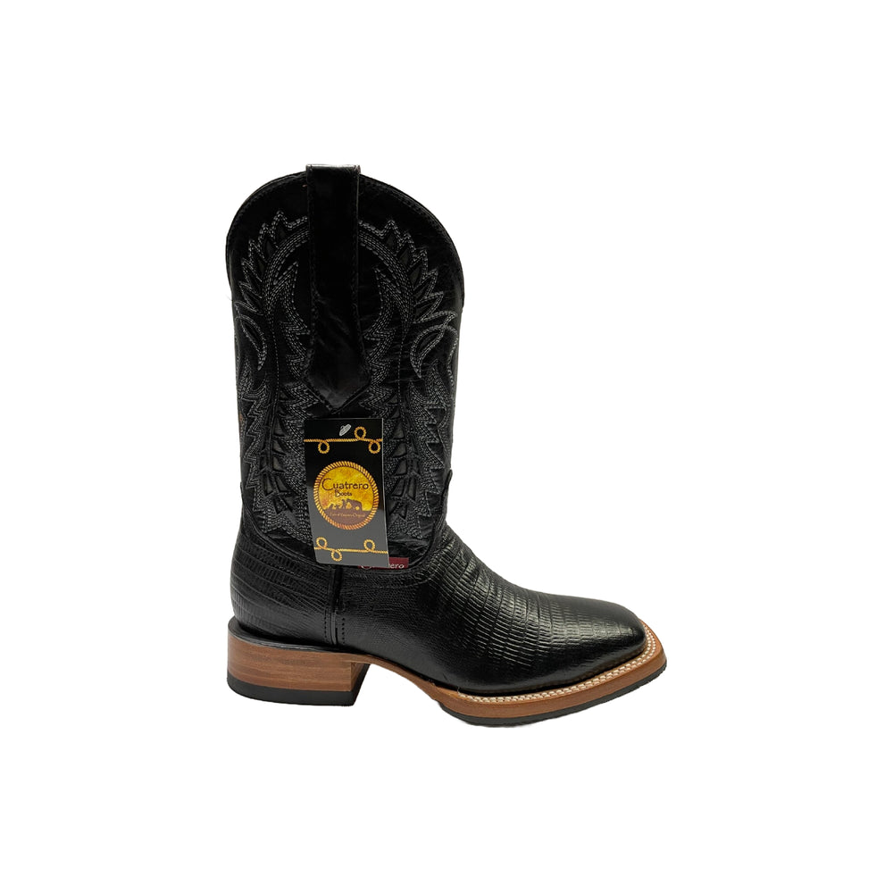 Cuatrero Boots Texas - Leather Print Lizard