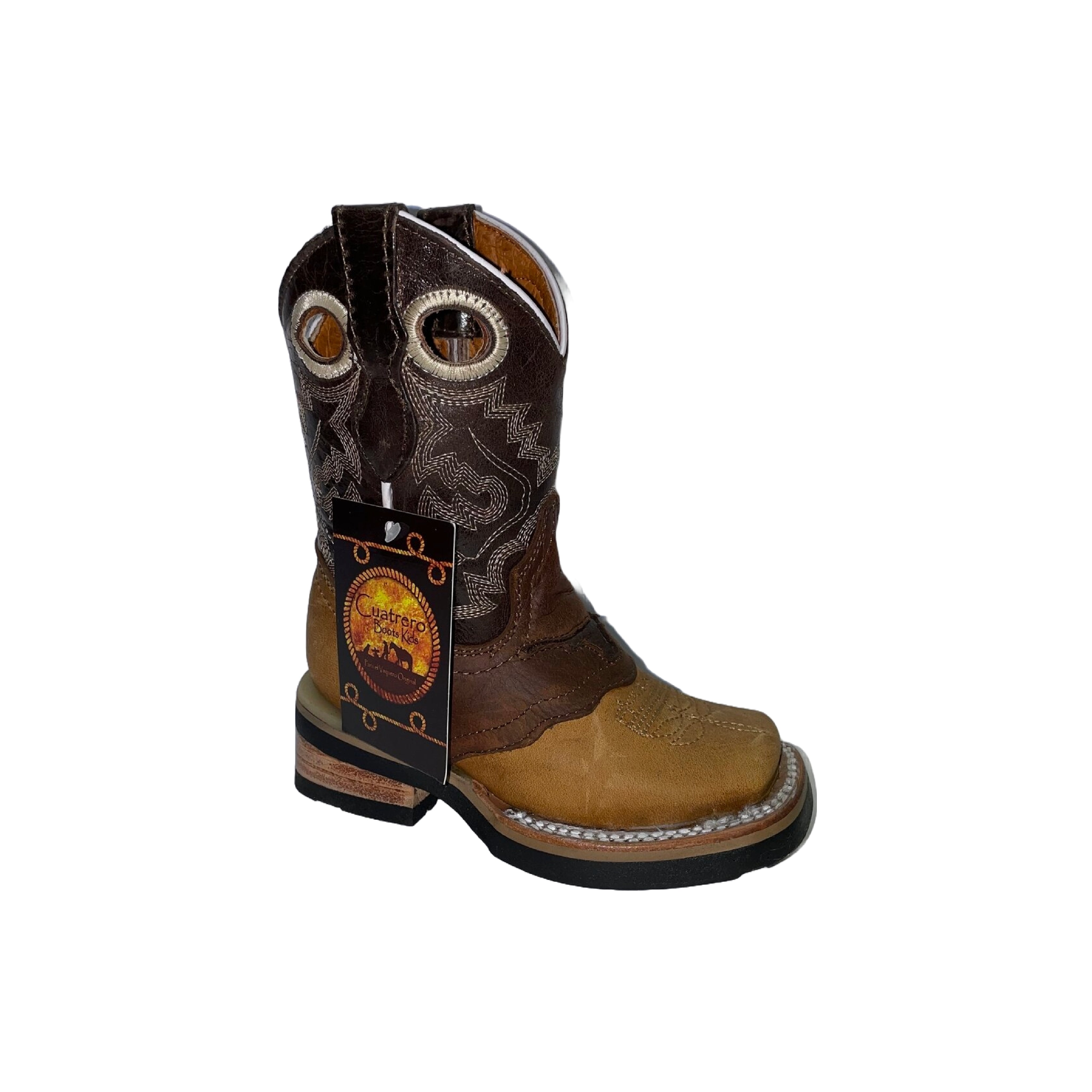 Cuatrero	Kids Double Barrel Rodeo Boots