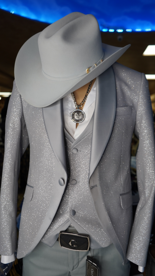 Imperial Platinum: Sanchez Brothers Luxury 3-Piece Suit