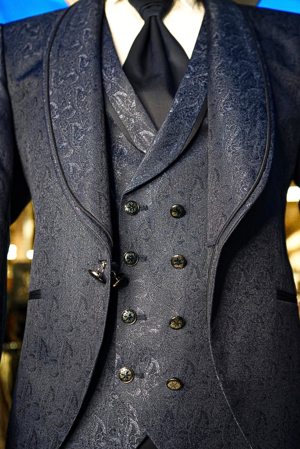 "El Príncipe Azul" – Royal 3-Piece Suit