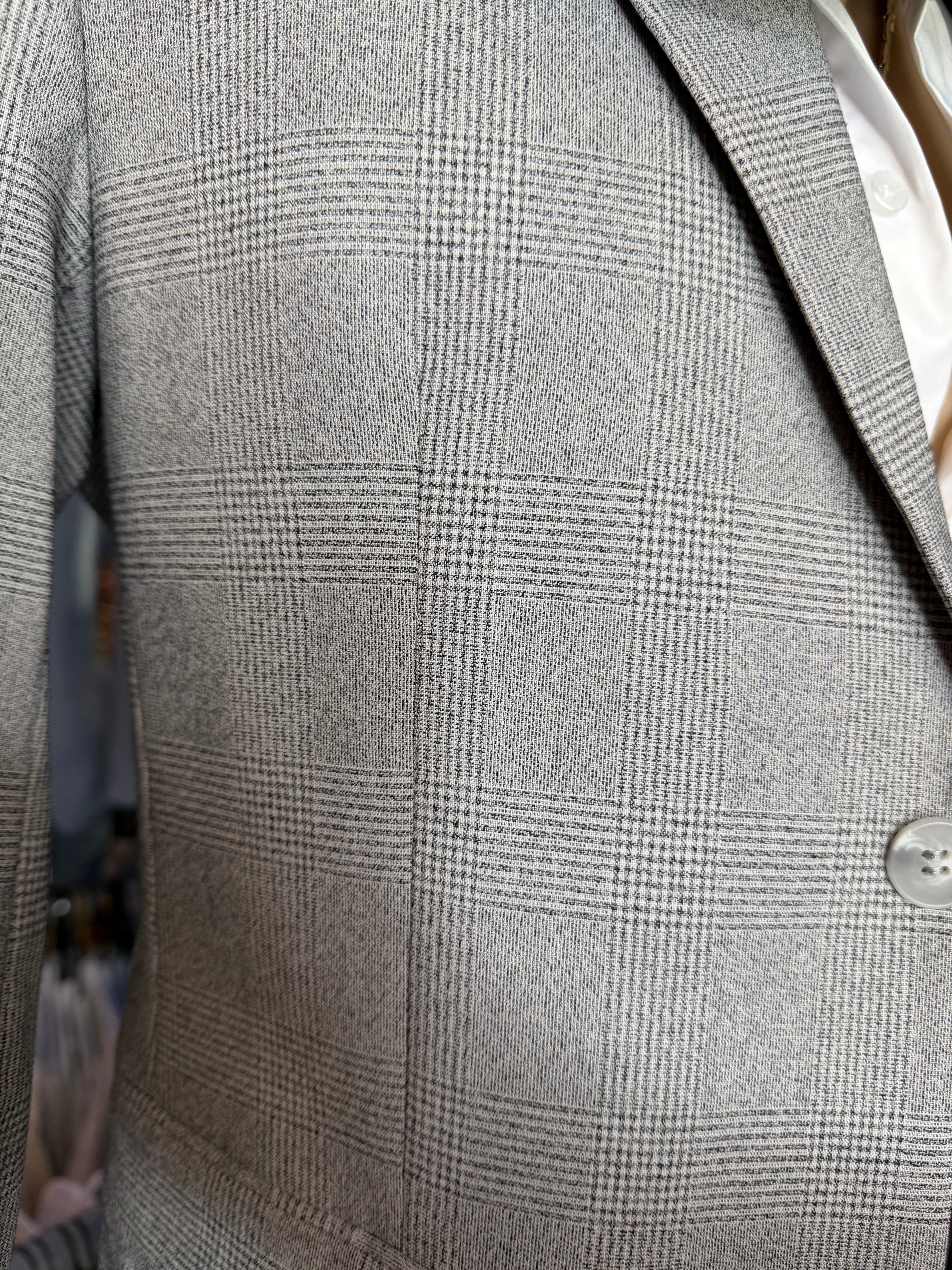 Light Gray Plaid Sport Coat