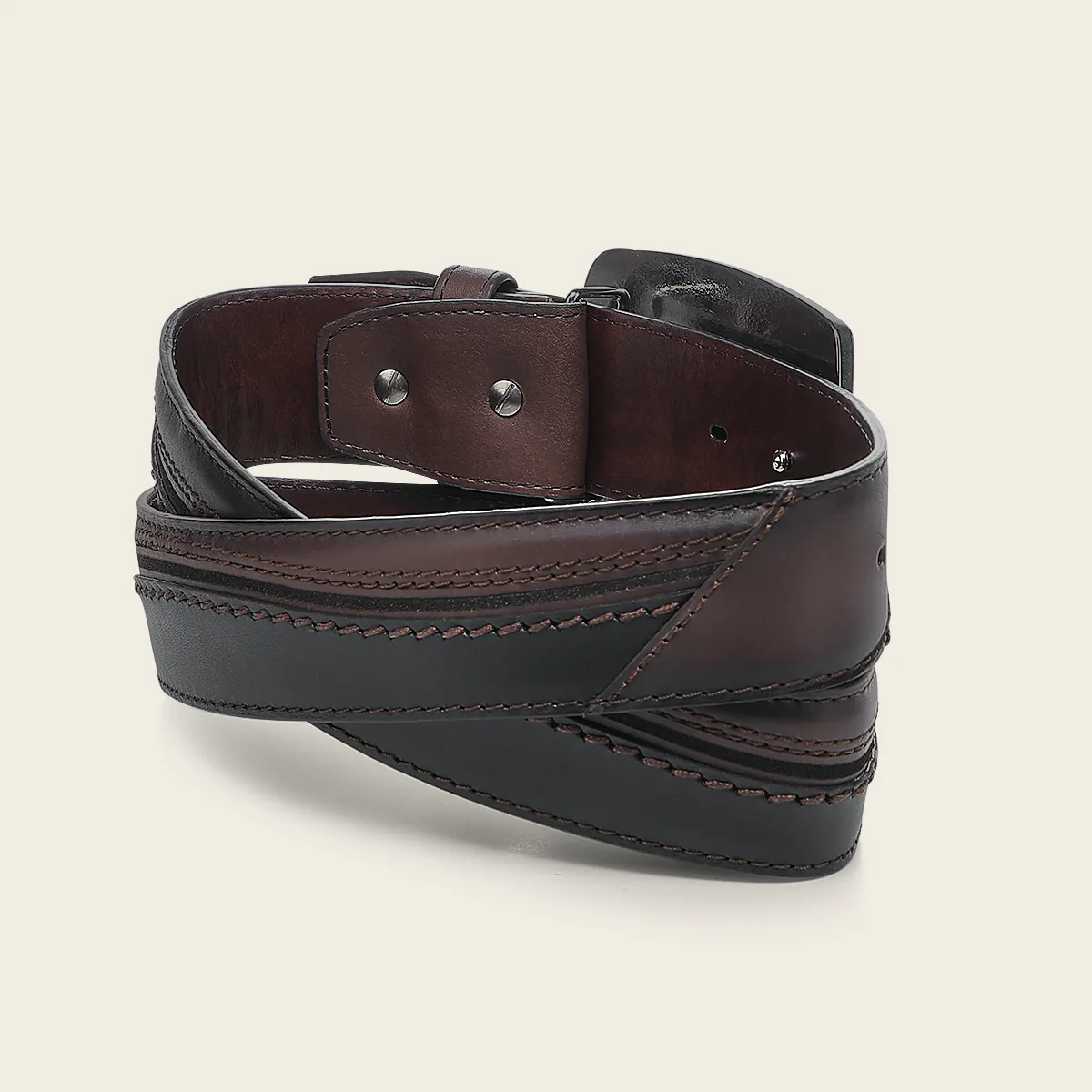 Cuadra Men’s  Belt Crafted from Genuine Deer Leather