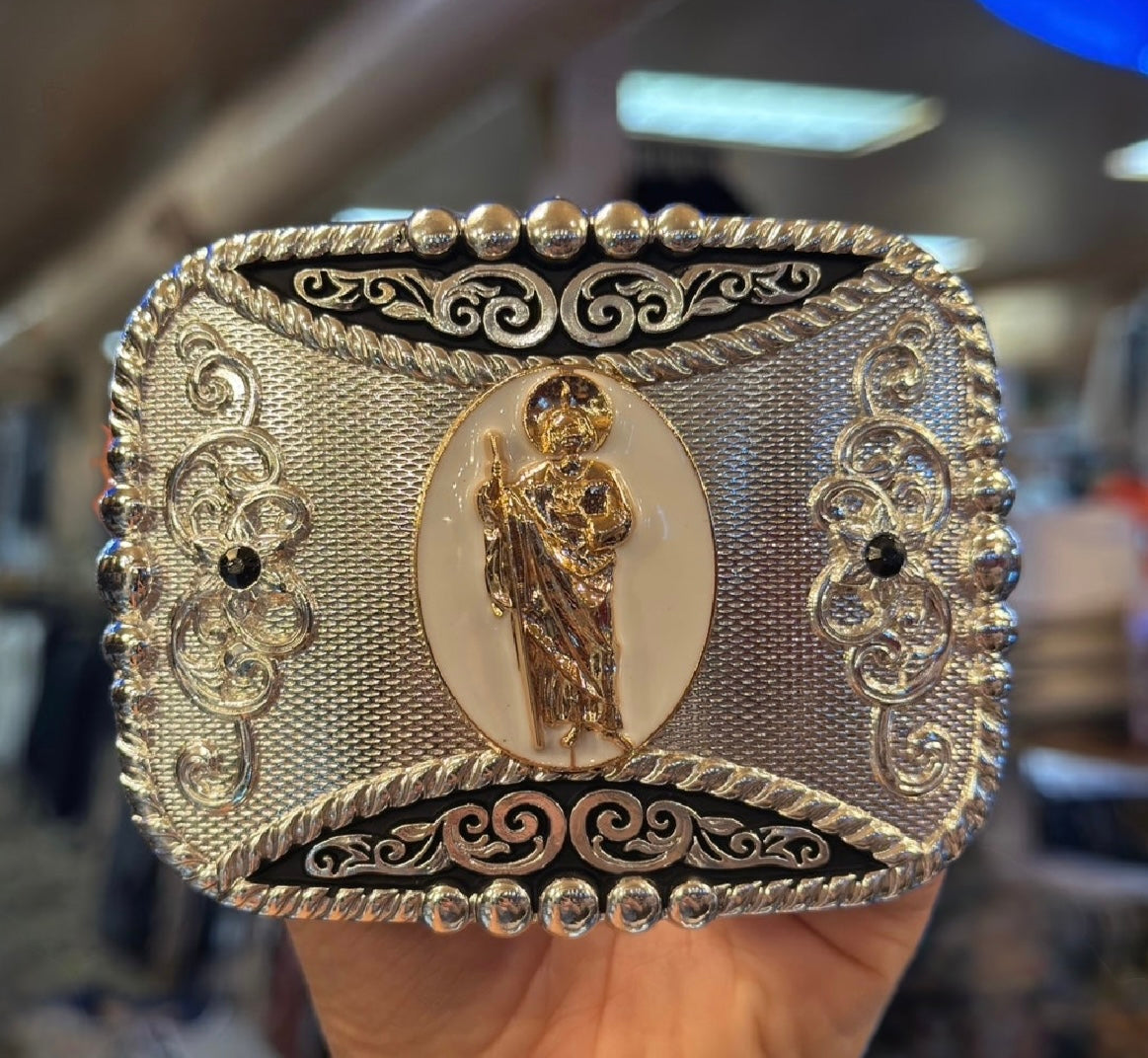 San Judas Belt Buckle