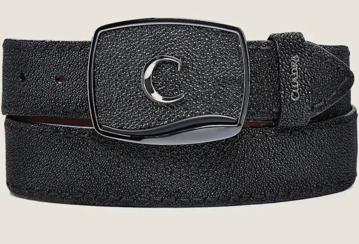 Cuadra Genuine Stingray Black Belt