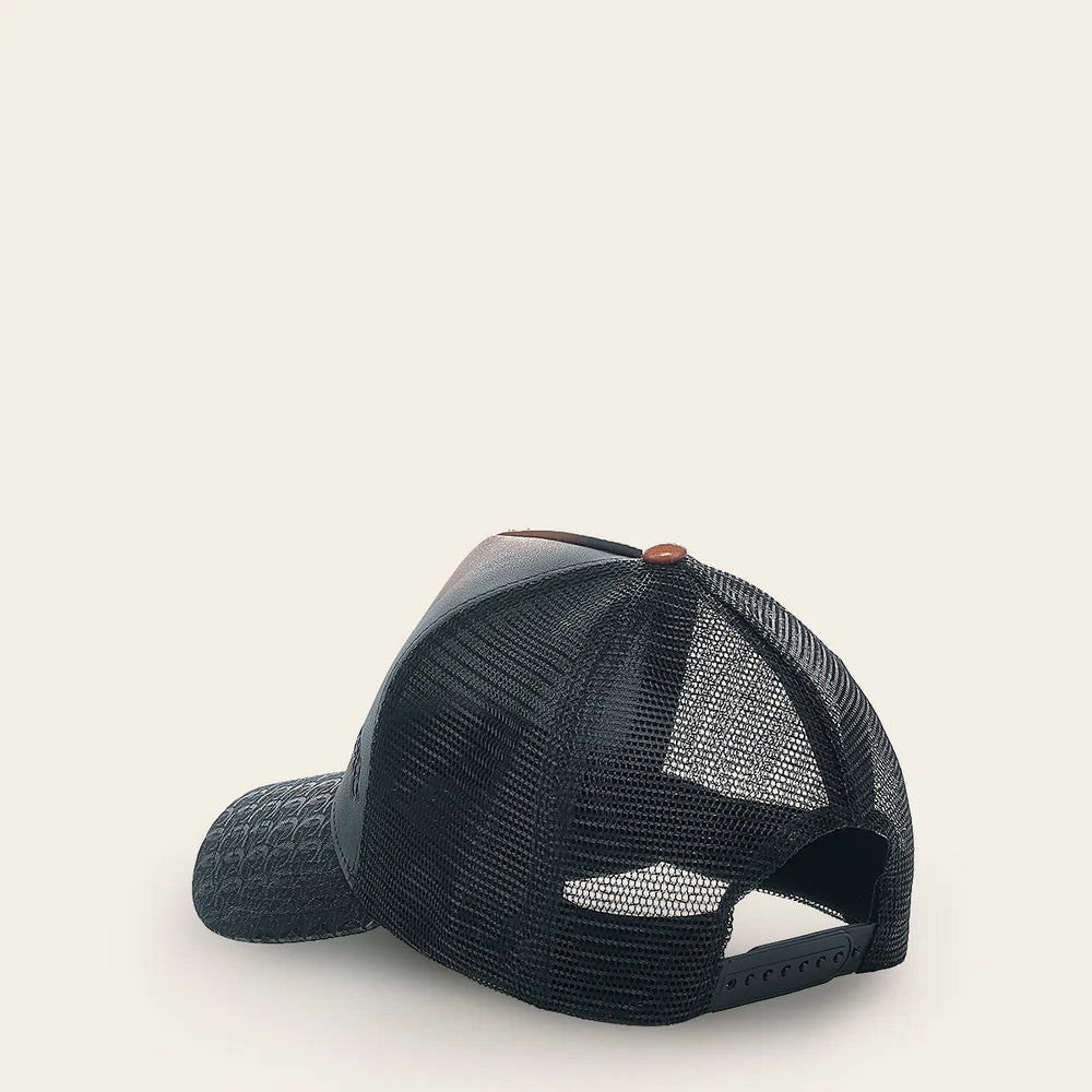 CUADRA Brown Alligator Cap