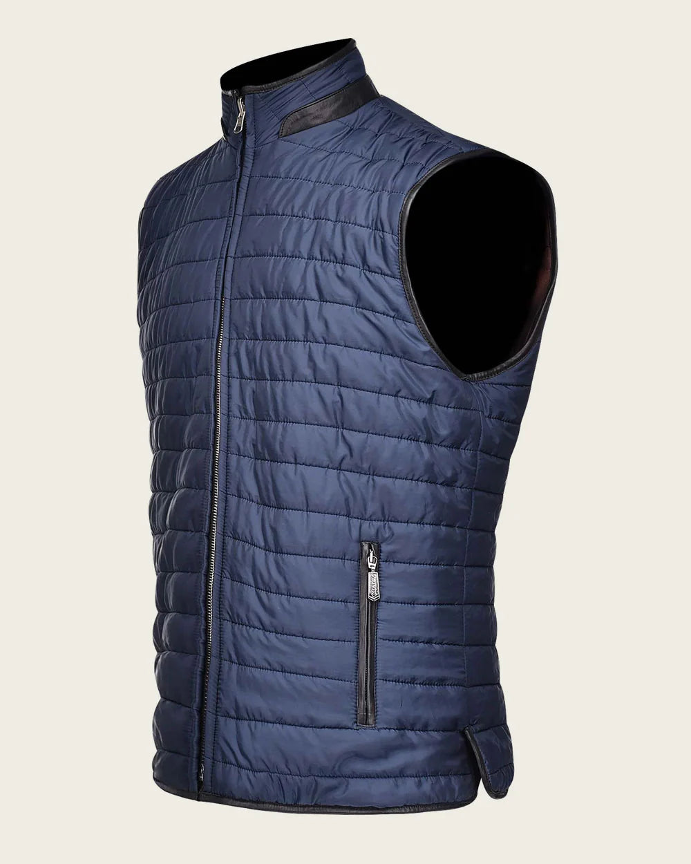 Cuadra Brown Embroidered Vest (Reversible vest)