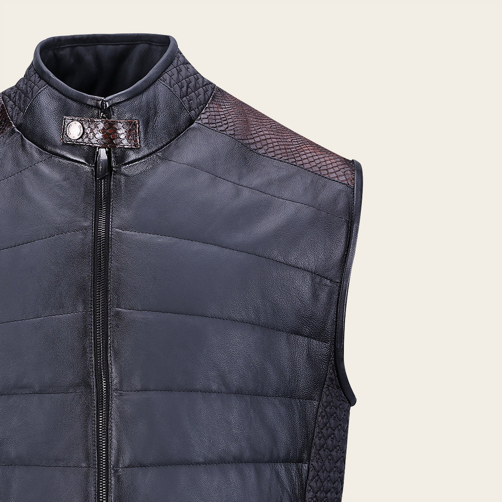 NEW Cuadra Men’s Python & Ovine Leather Vest