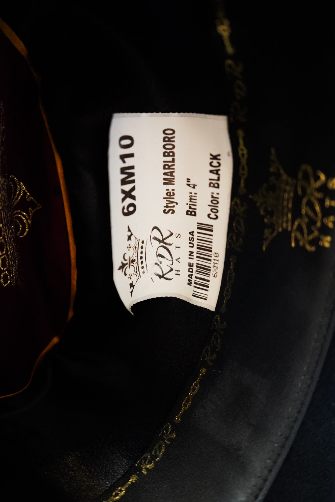 RDR (Rey De Reyes) Marlboro Western Felt Hat