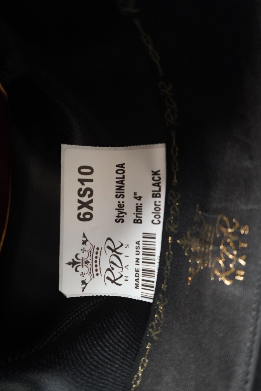 RDR (Rey De Reyes) Sinaloa Western Felt Hat