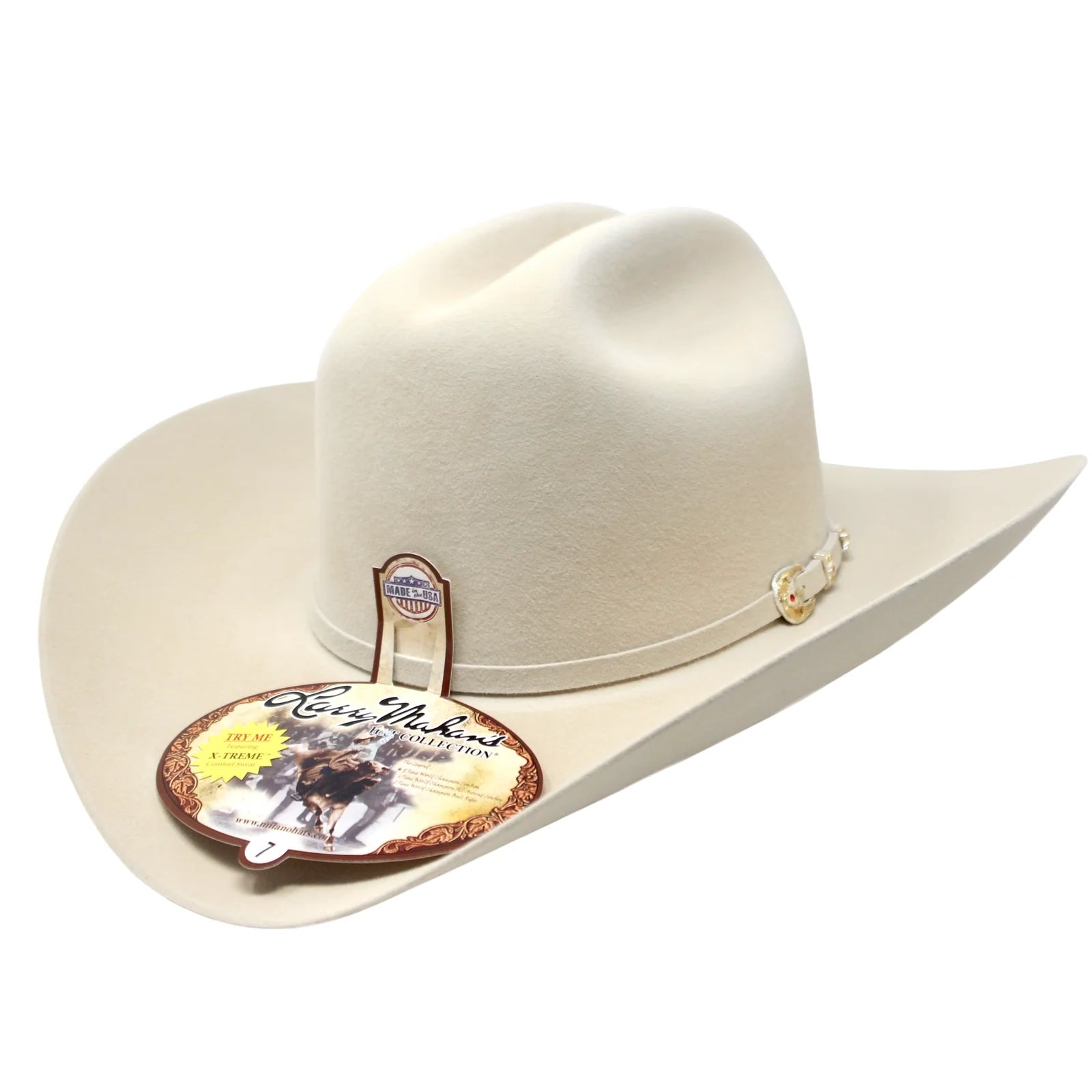 Larry Mahan 6x Silver Belly Hat
