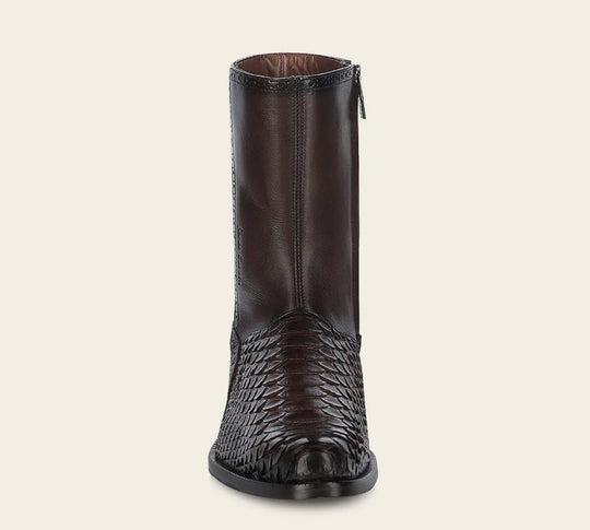 Cuadra Handcrafted Men’s Python Skin Dress Boots