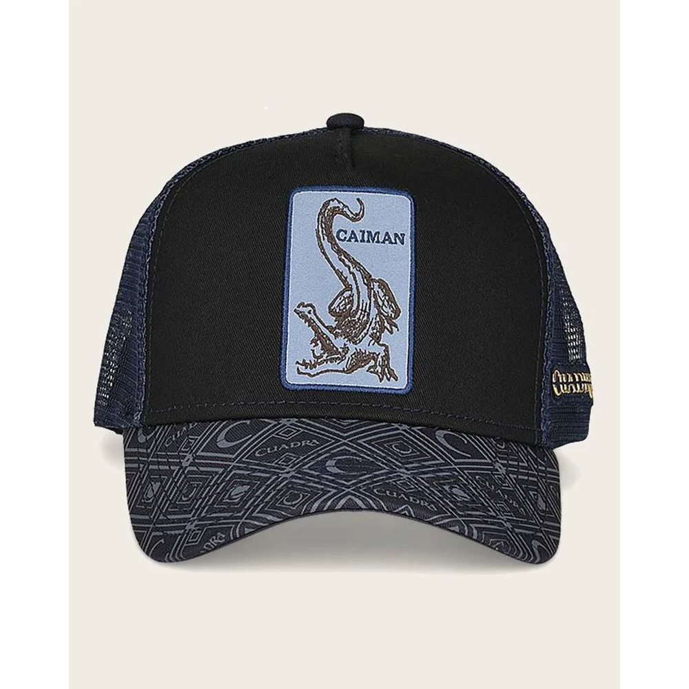 Blue alligator patch cap