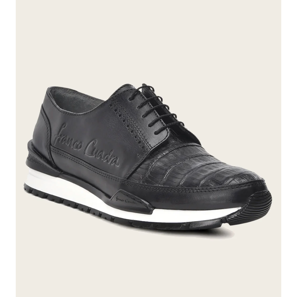 Cuadra Sneakers black ultra exotic leather