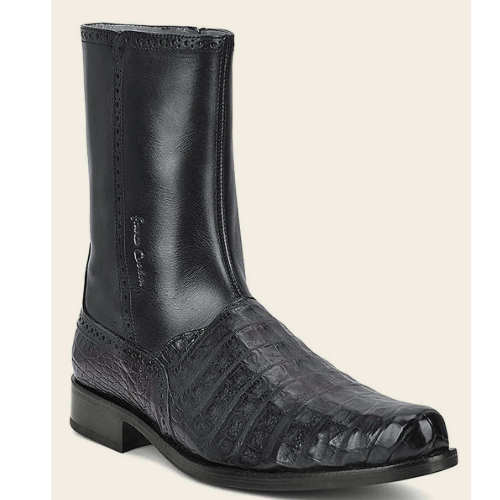 Cuadra Dress Black Exotic Boot