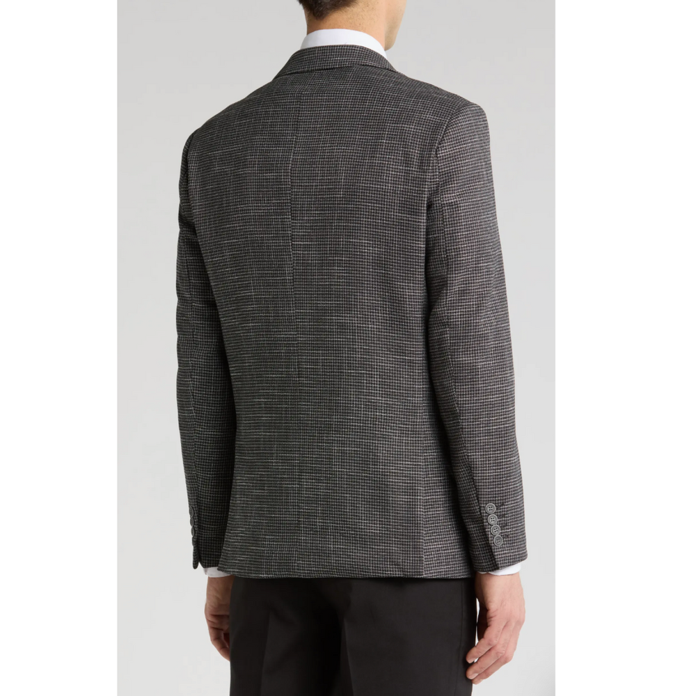 Slim Fit Blazer Black/Grey