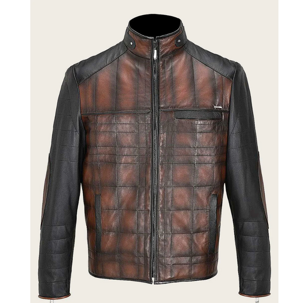 美品　todayful Leather Over Jacket Cuadra Brown hand-chaded jacket