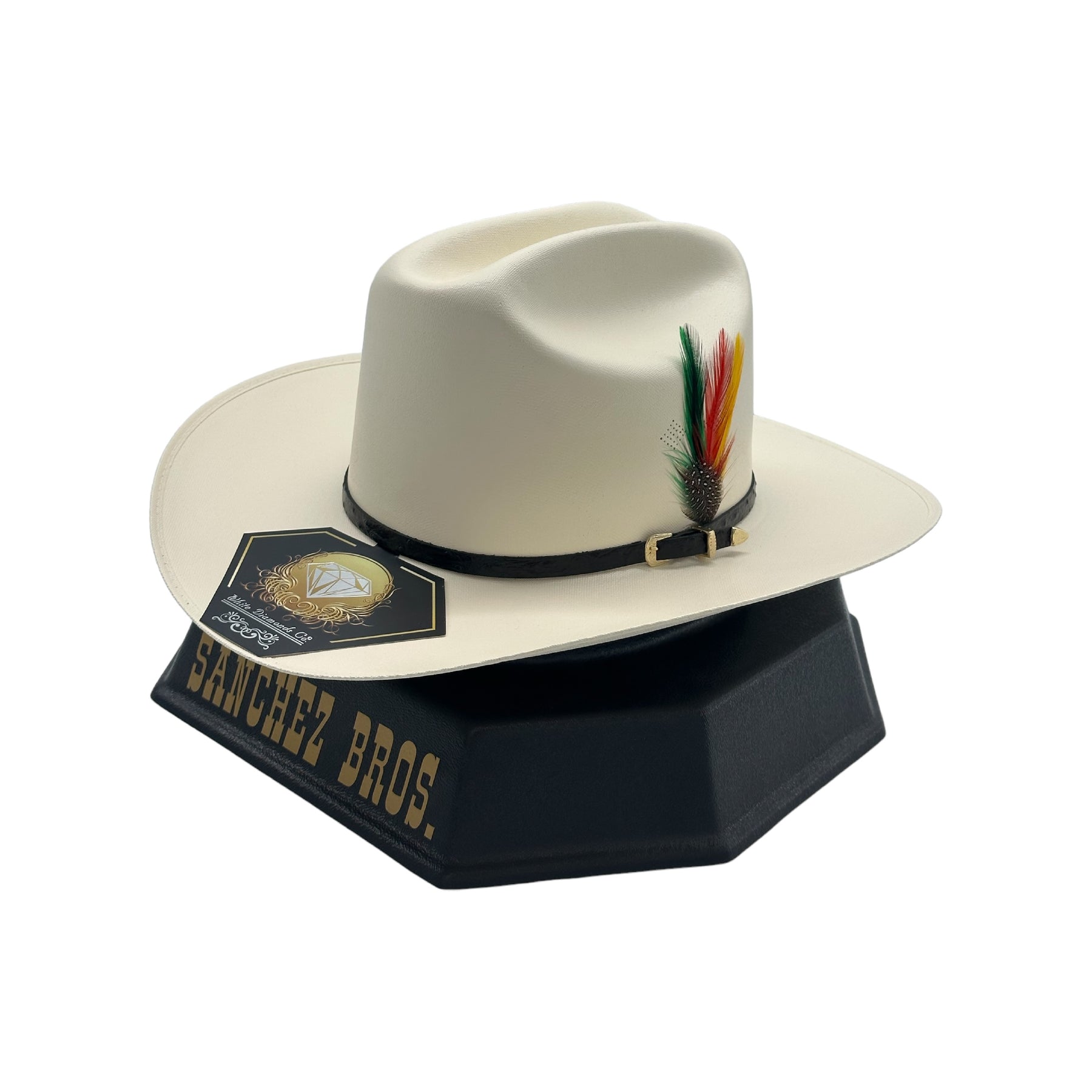 White Diamond Sombrero Sinaloa San Judas 100x – Sanchez